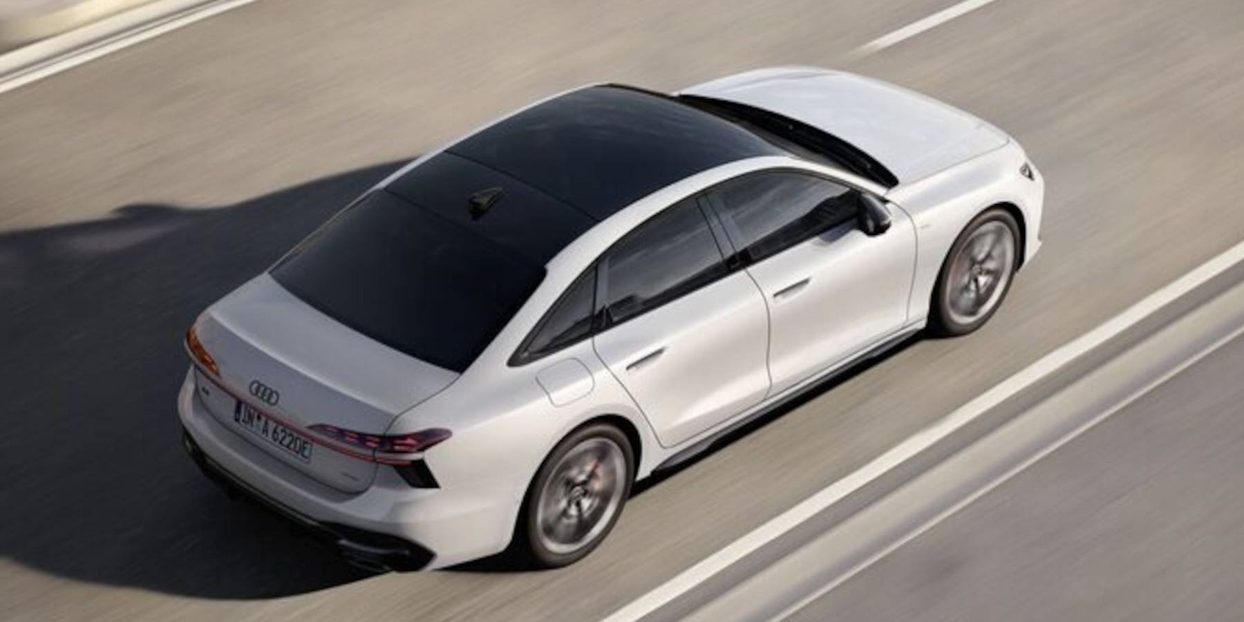 Audi A6 Limousine e-hybrid  Ansicht von oben