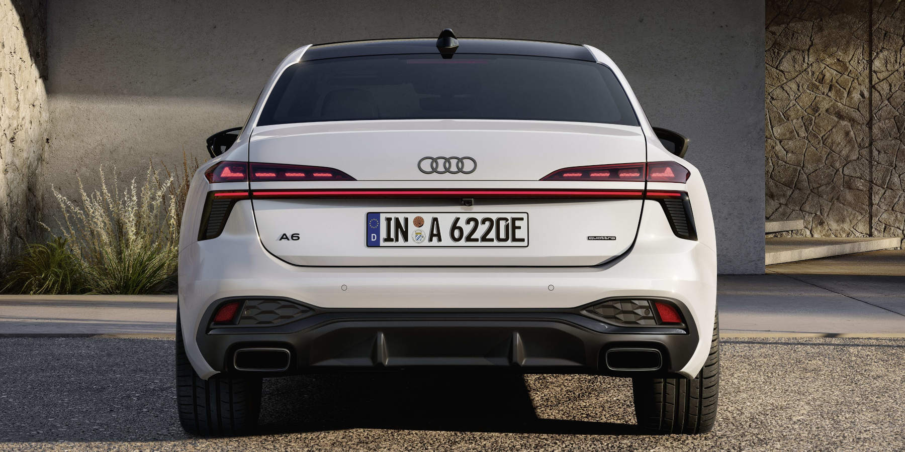Audi A6 Limousine Plug-in-Hybrid Heck Totale