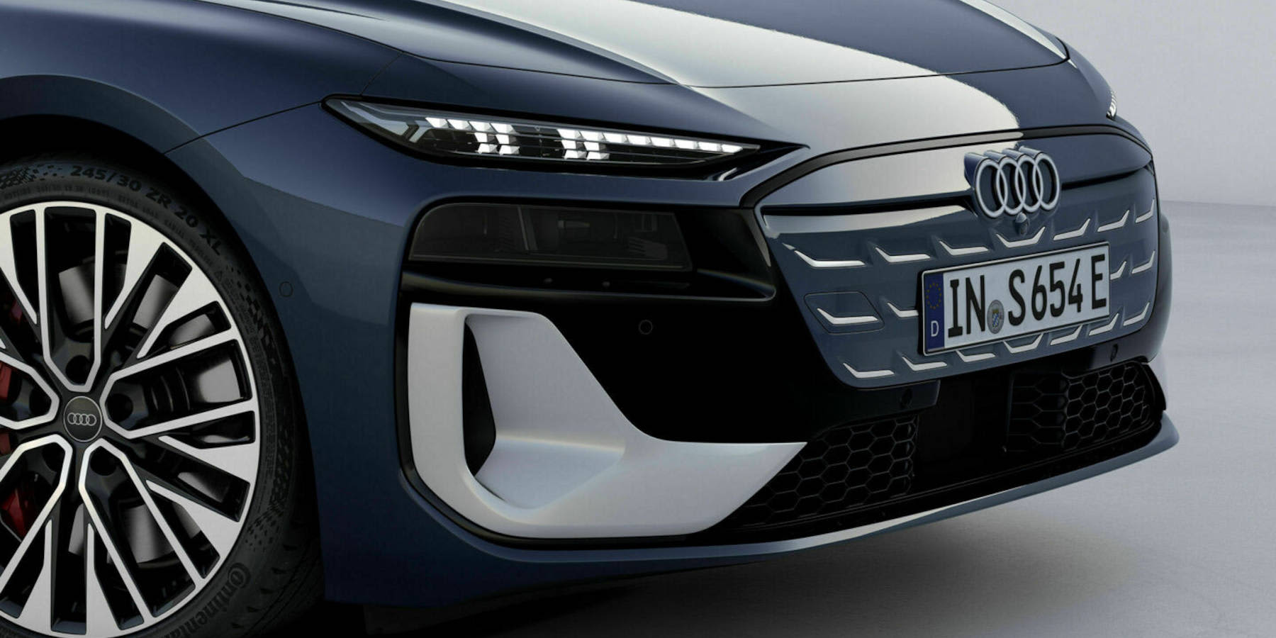 Audi S6 Avant e-tron Front Nahaufnahme