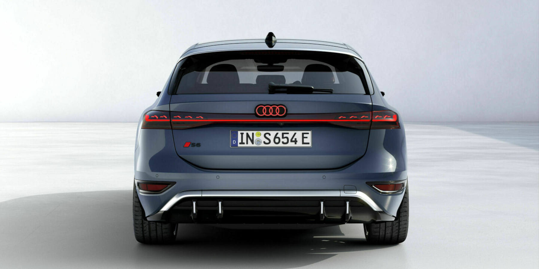 Audi S6 Avant e-tron Heck Totale