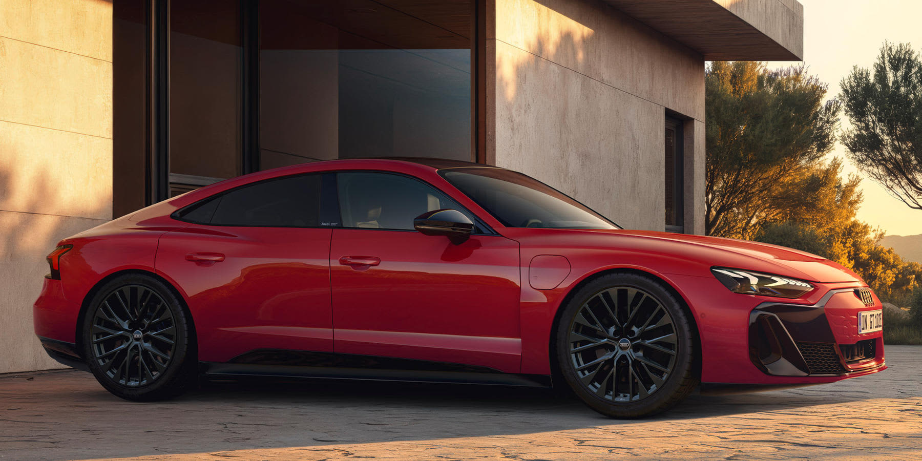 Audi e-tron GT quattro Heck Seite