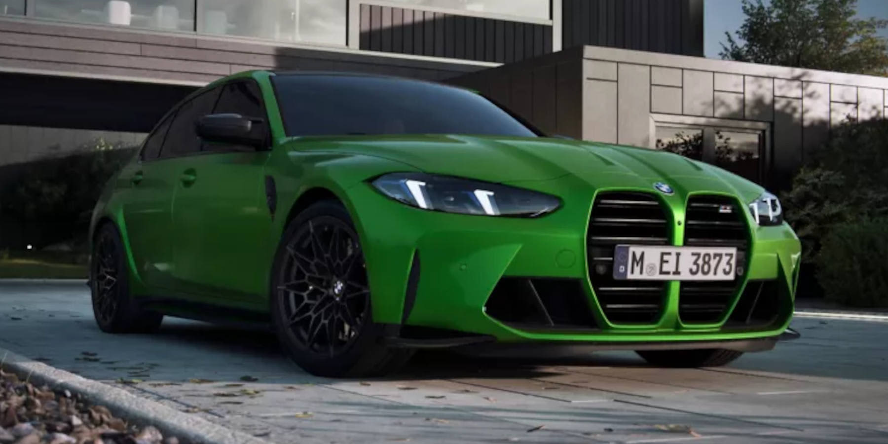 BMW M3 Limousine seitliche Frontansicht