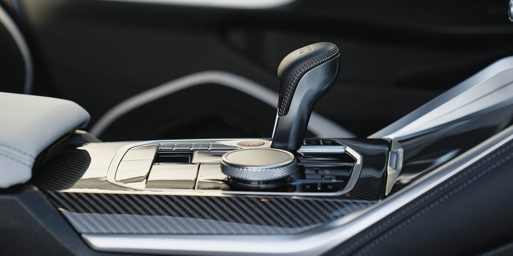 BMW M3 Touring Innenraum Schalthebel