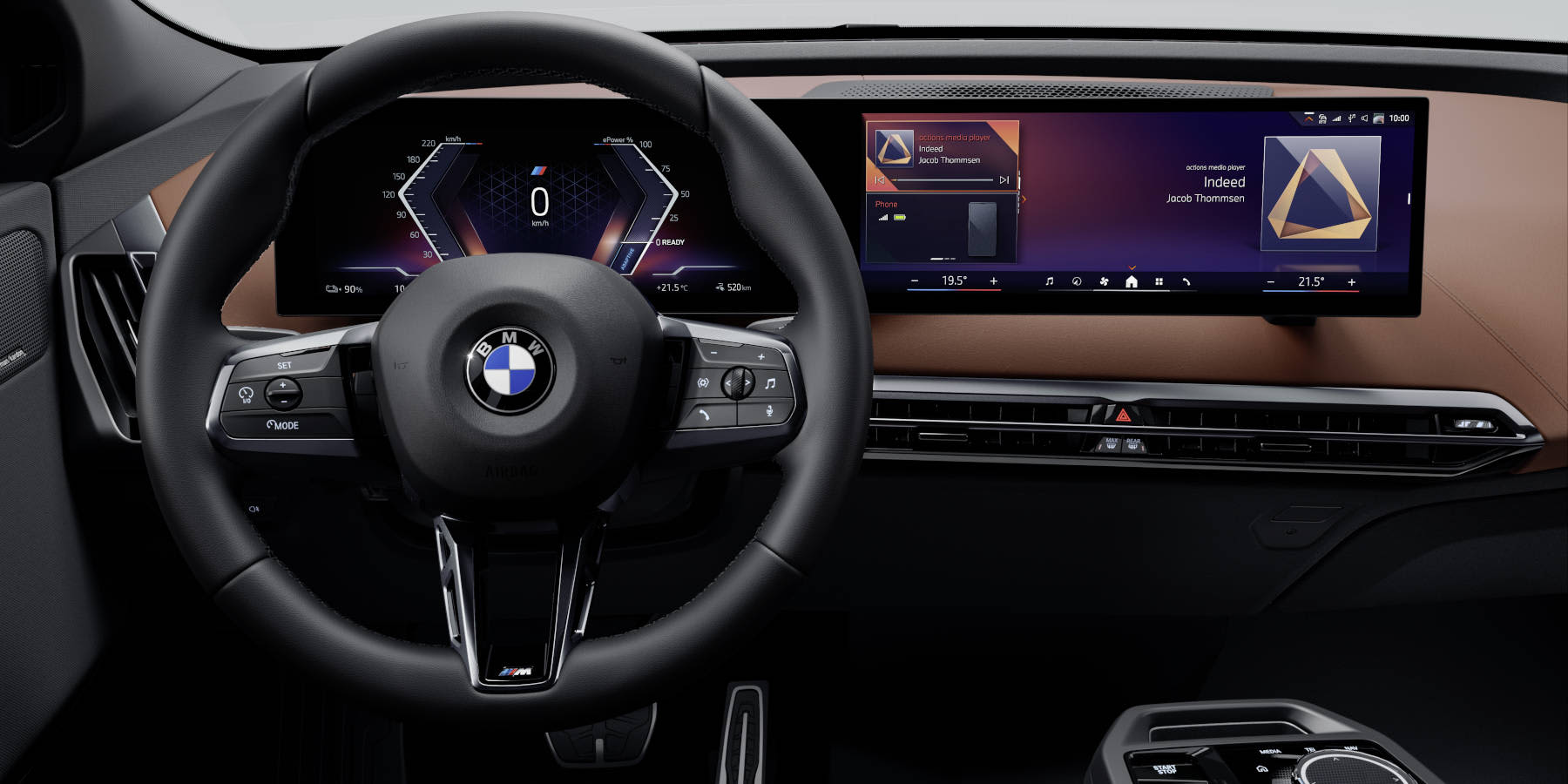 BMW iX Innenraum Übersicht Lenkrad