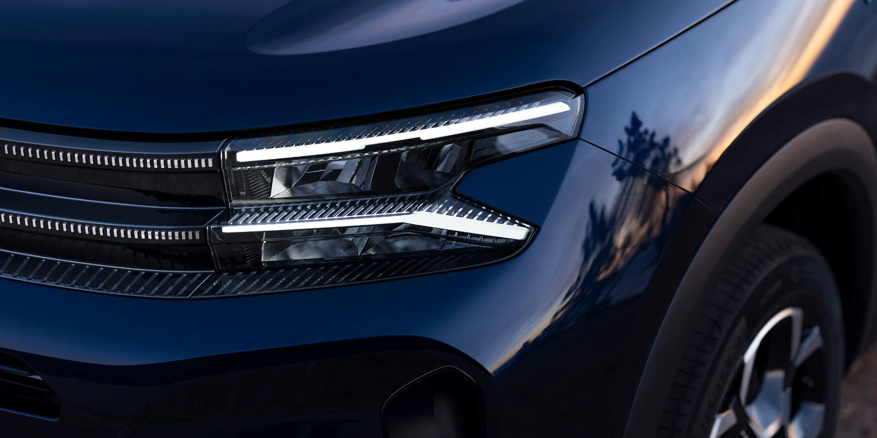Citroen C5 Aircross Nahaufnahme Scheinwerfer