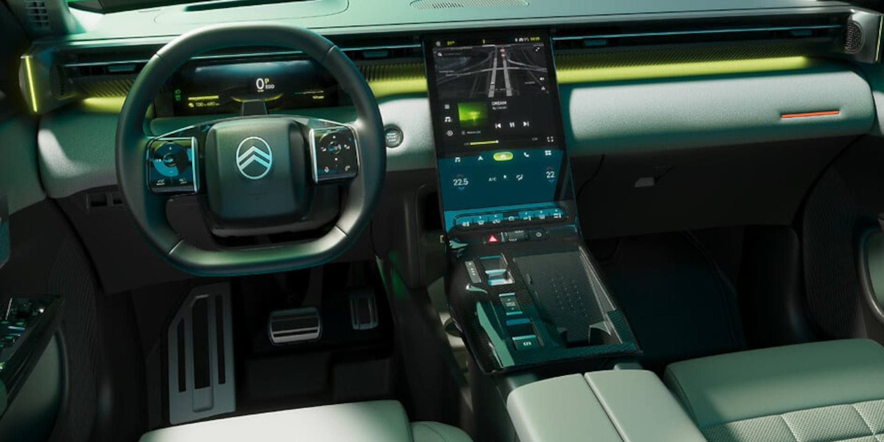 Citroen e-C5 Aircross Innenraum Übersicht Cockpit