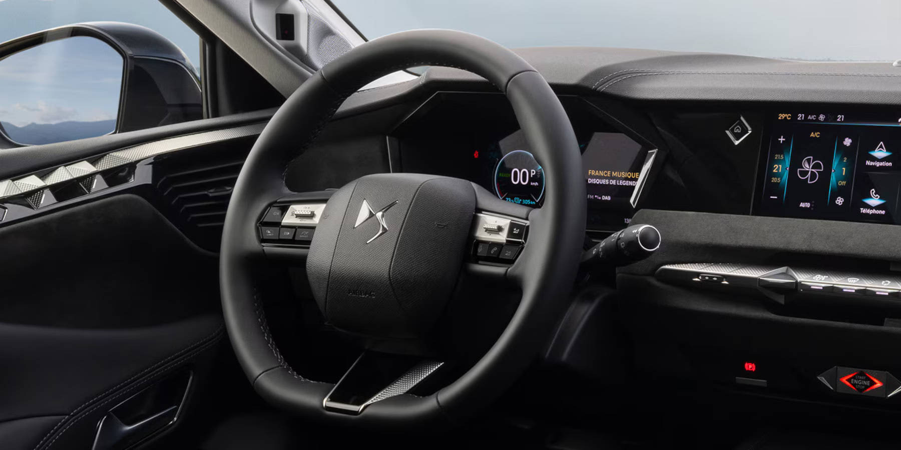 DS N°4 Plug-in-Hybrid Sitze Innenraum