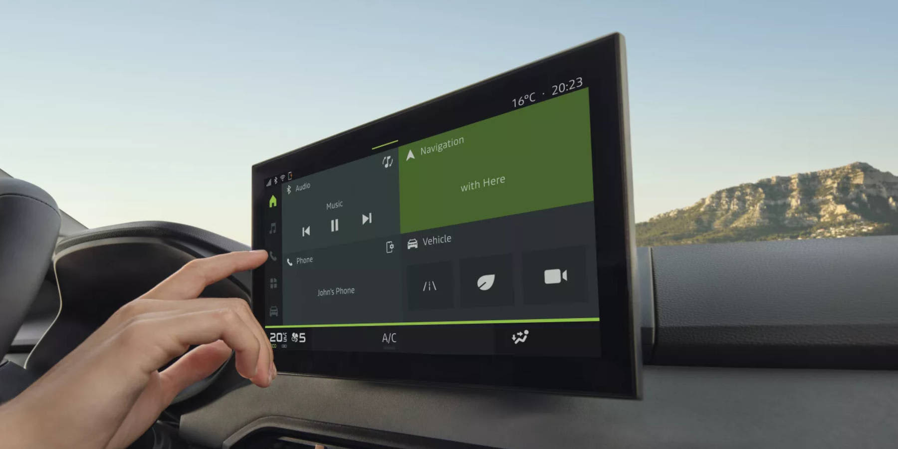 Dacia Sandero Stepway Innenraum Infotainment