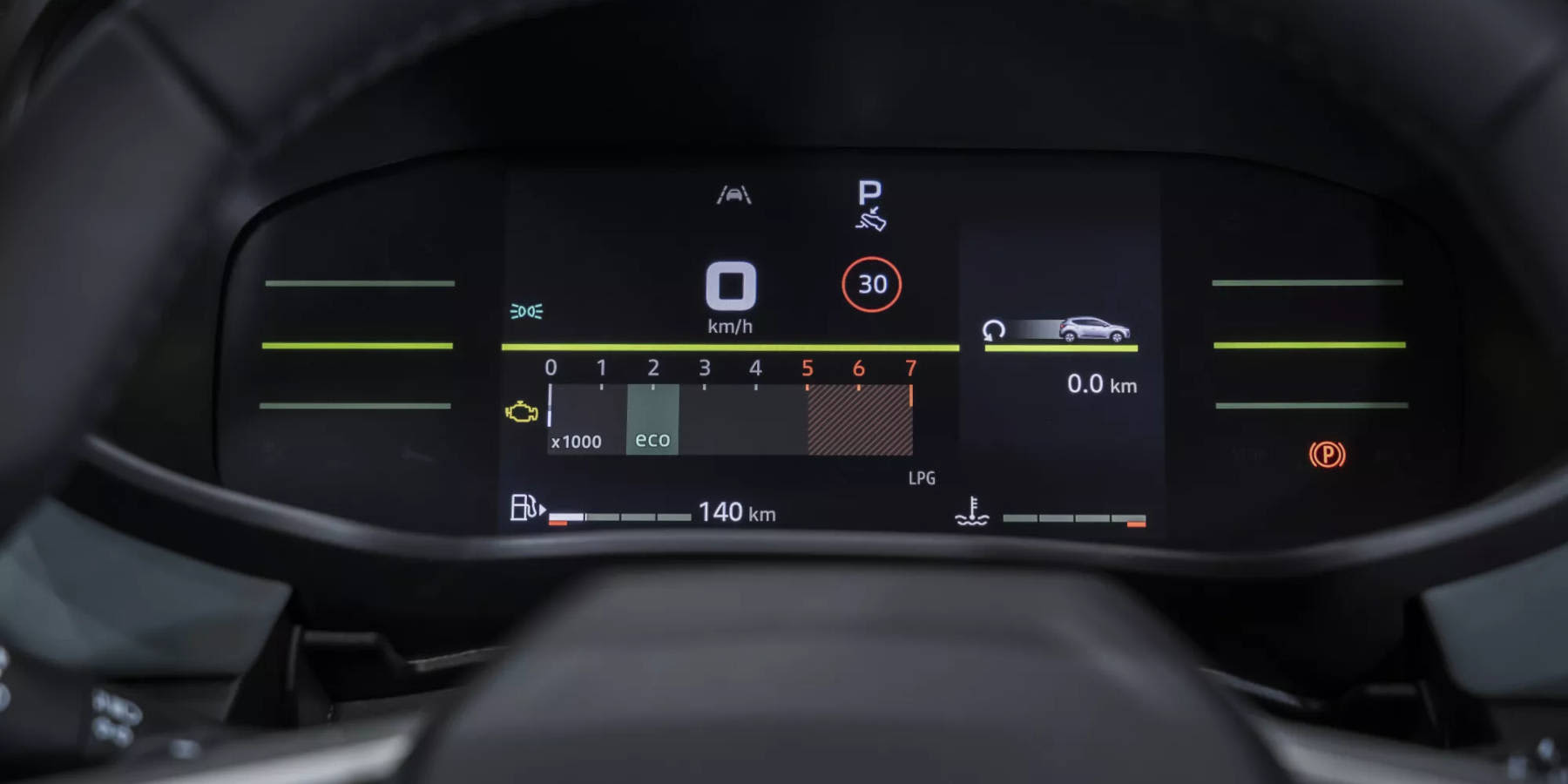 Dacia Sandero Stepway Innenraum Kombiinstrument