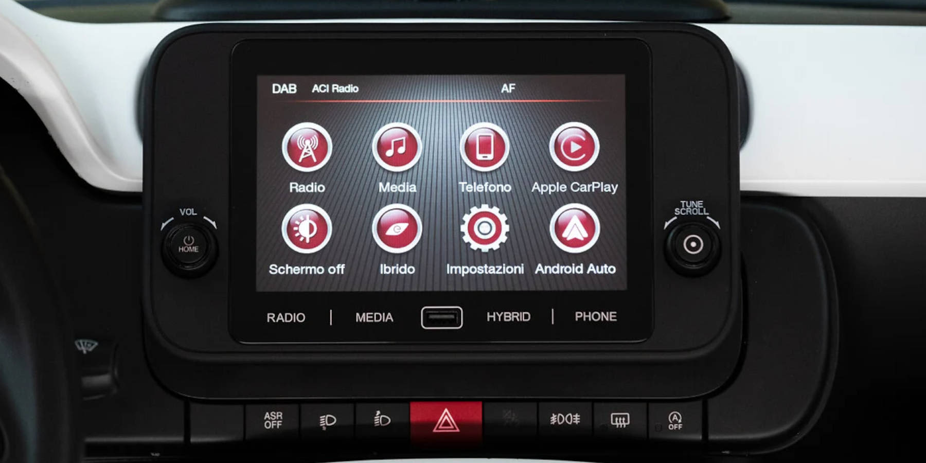 Fiat Pandina Hybrid Infotainment