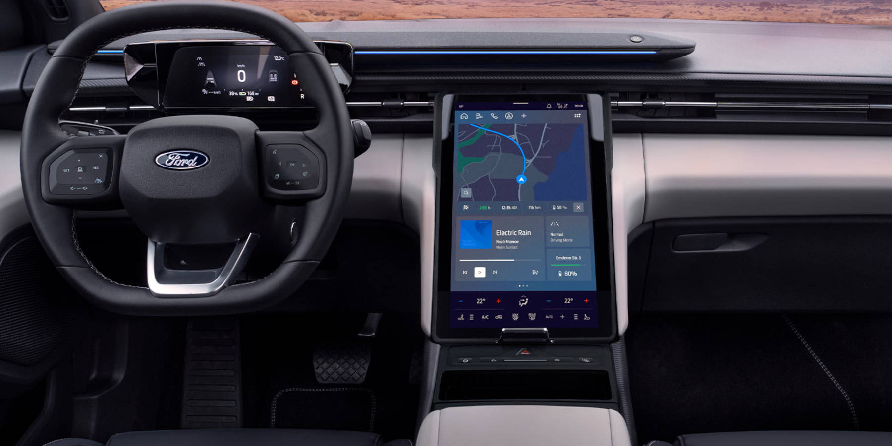 Ford e-Explorer Übersicht Cockpit