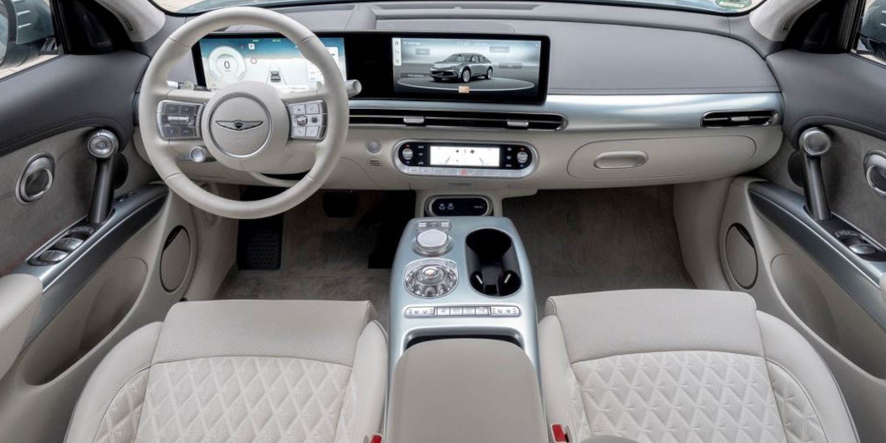 Genesis GV60 Innenraum Übersicht Cockpit
