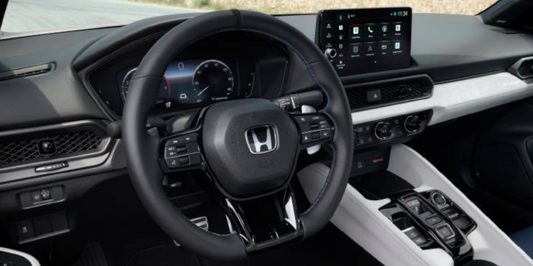 Honda Prelude Innenraum Übersicht Lenkrad