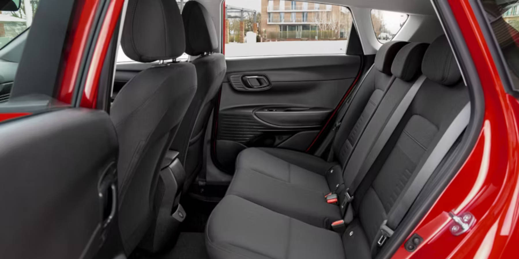 Hyundai Bayon Innenraum Übersicht Rücksitze