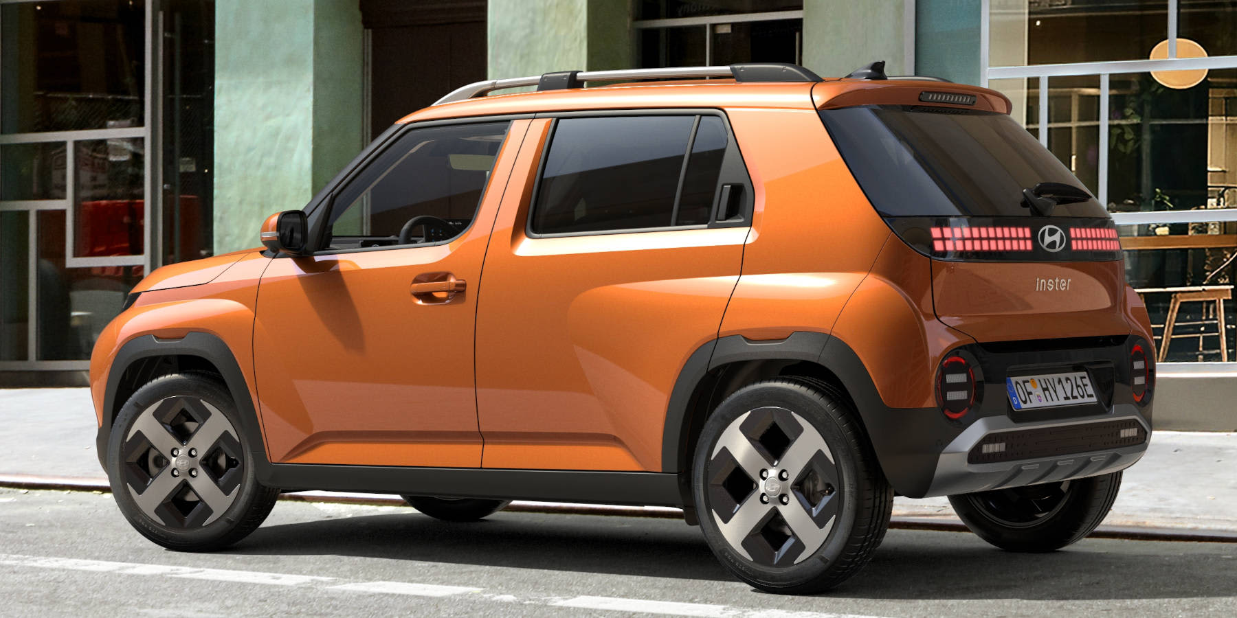Hyundai Inster Modelljahr 2025 Heck