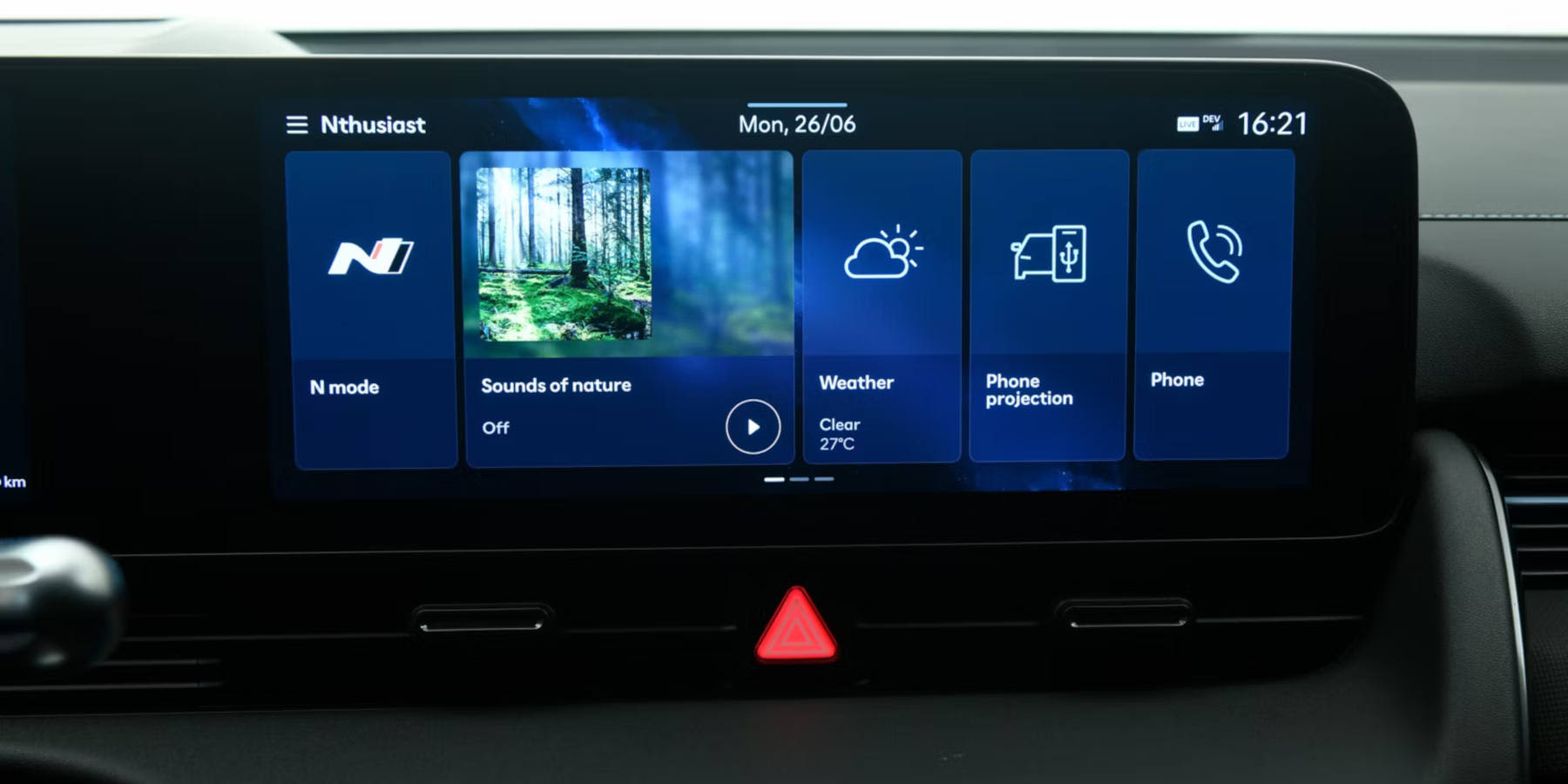 Hyundai Ioniq 5 Innenraum Infotainment