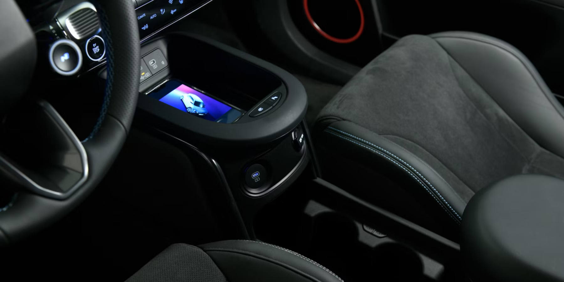 Hyundai Ioniq 5 Innenraum Übersicht Mittelkonsole