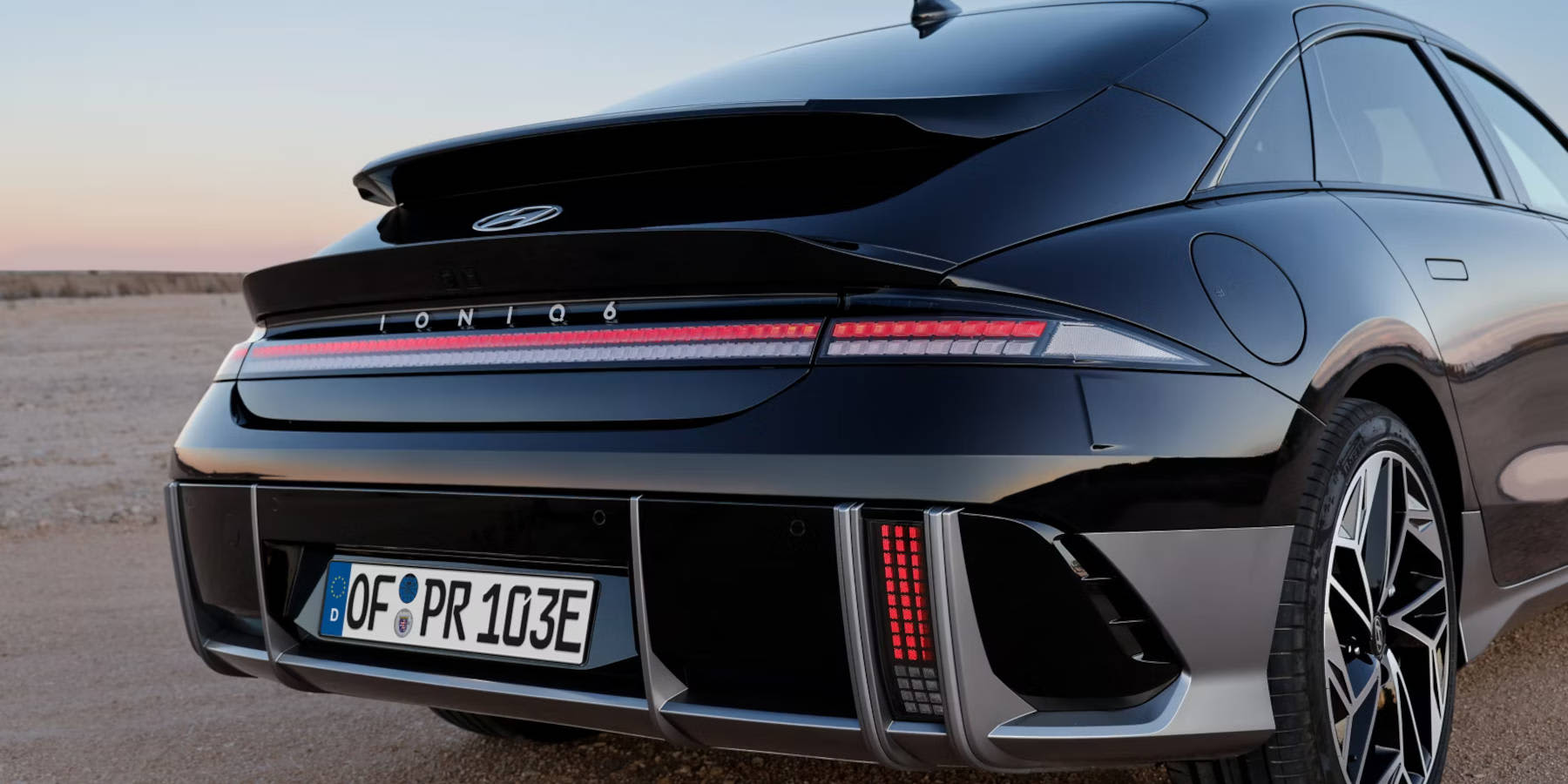 Hyundai Ioniq 9 Heckansicht Nahaufnahme