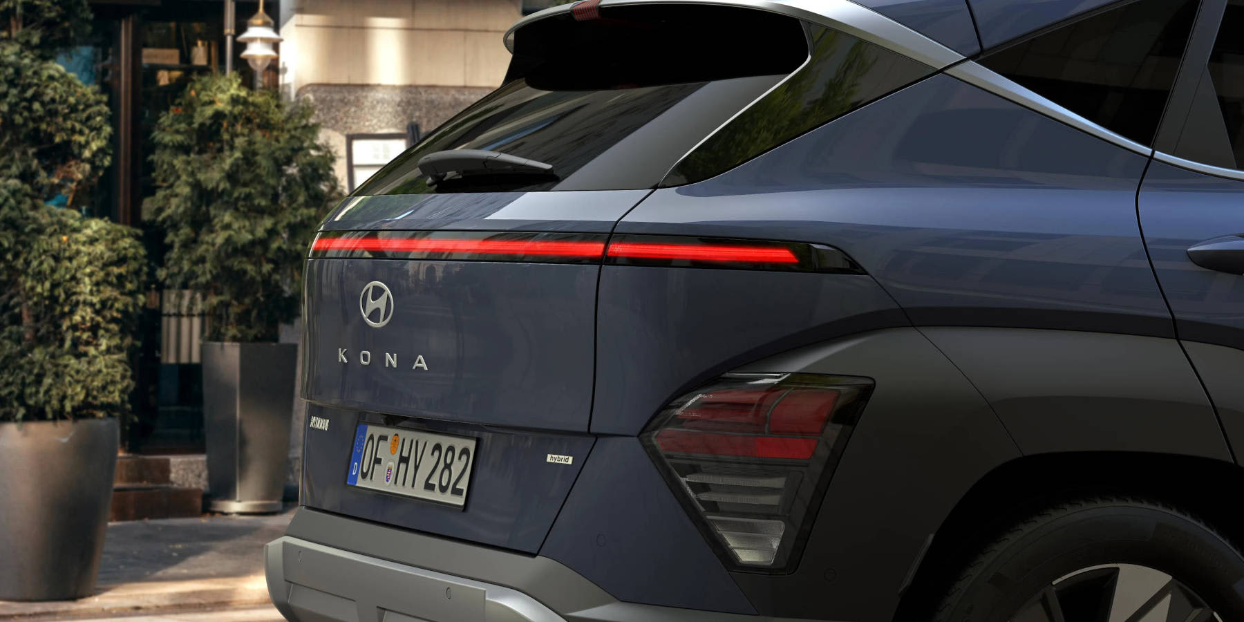 Hyundai Kona Hybrid Heckansicht