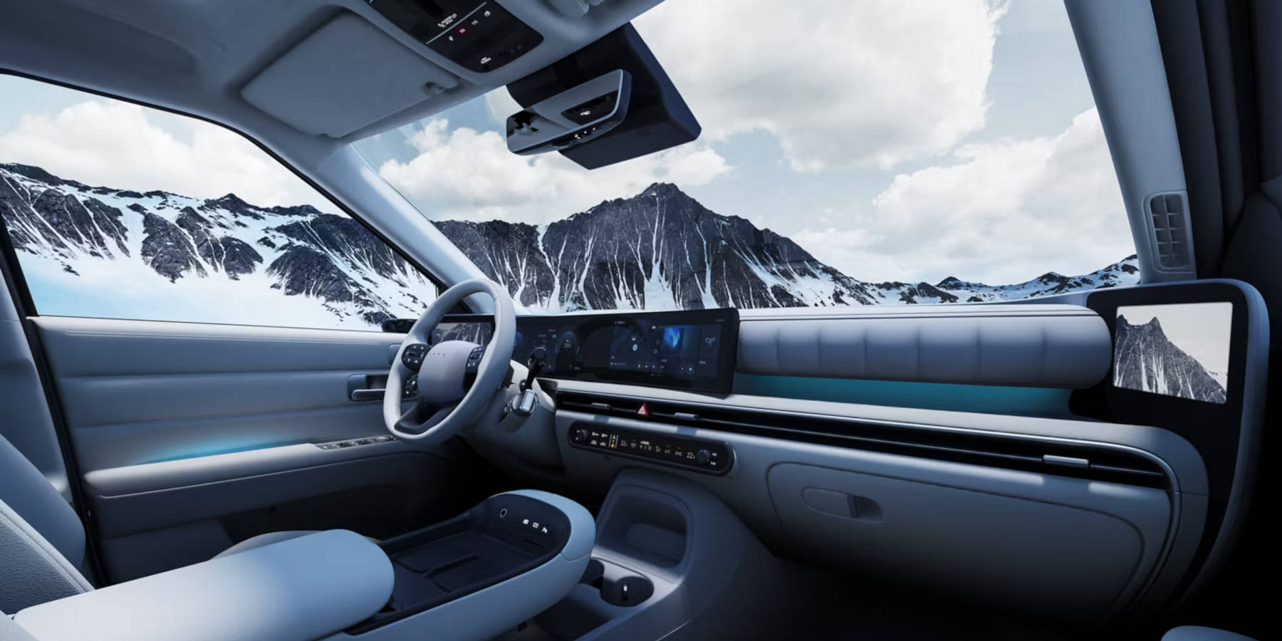 Hyundai Nexo Innenraum Übersicht Cockpit