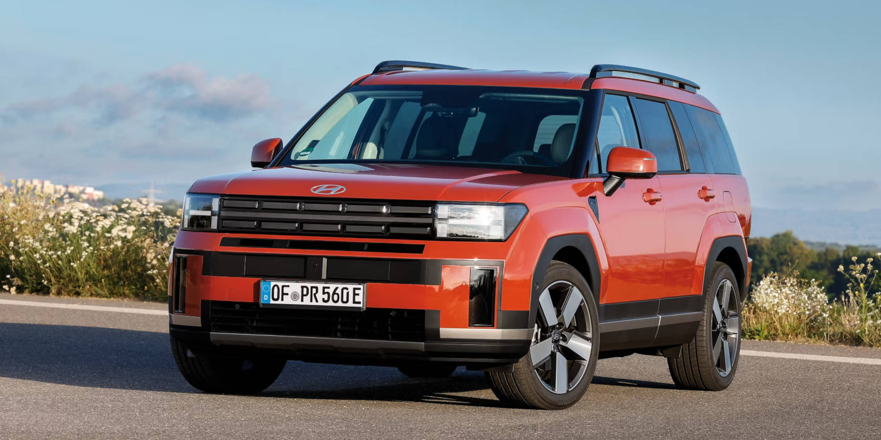 Hyundai Santa Fe Plug-in-Hybrid Front seitlich 