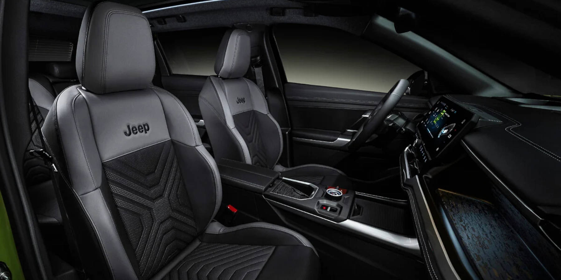 Jeep Compass Elektro Innenraum Sitze