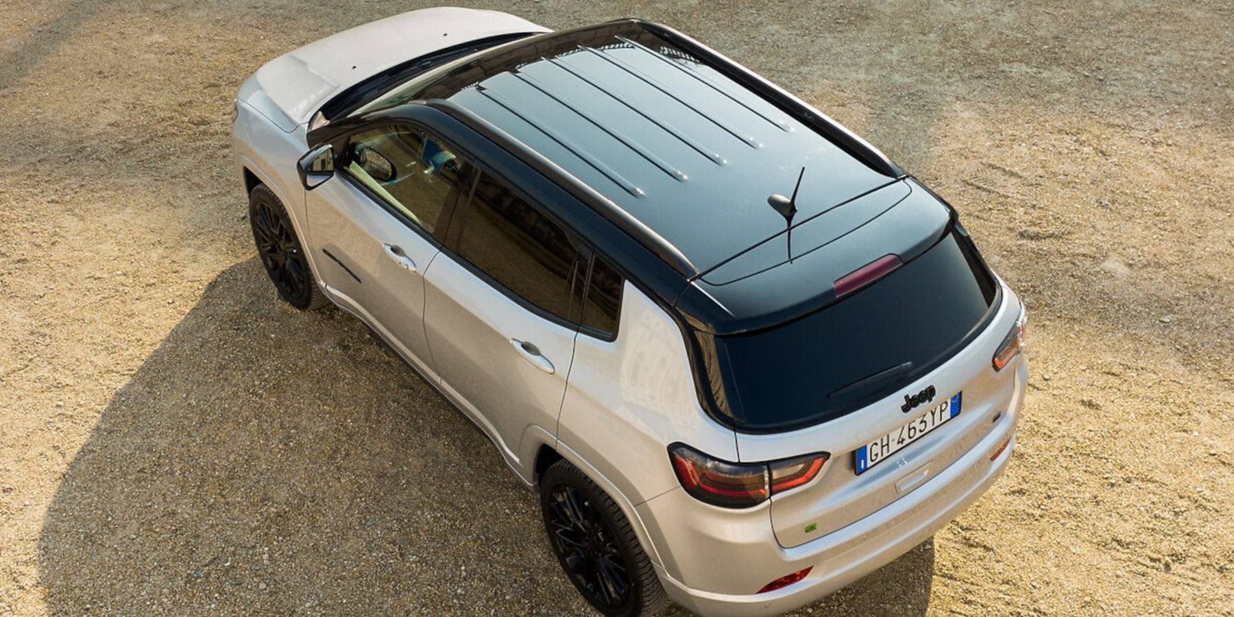 Jeep Compass e-Hybrid: Ansicht von oben