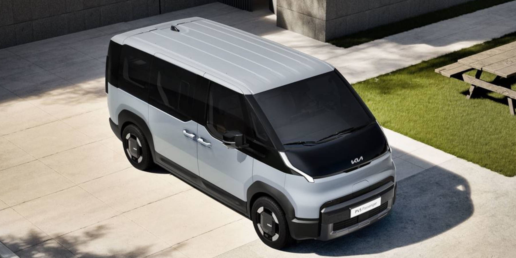 Kia PV5 Passenger Ansicht von oben