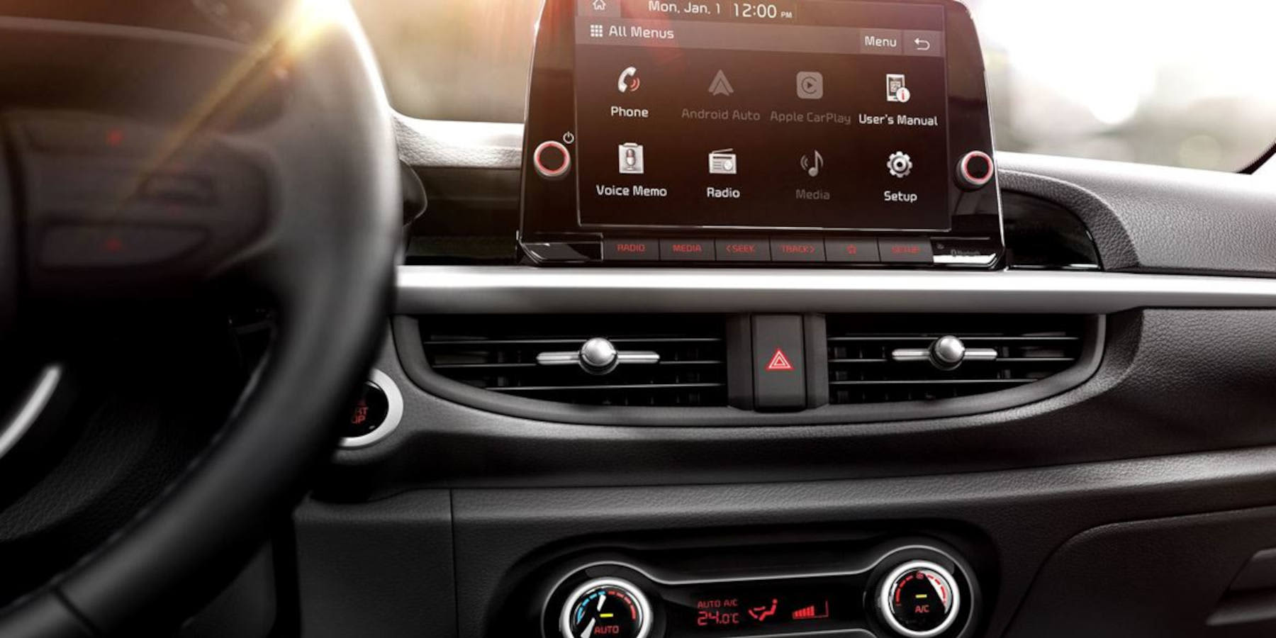 Kia Picanto Innenraum Infotainment