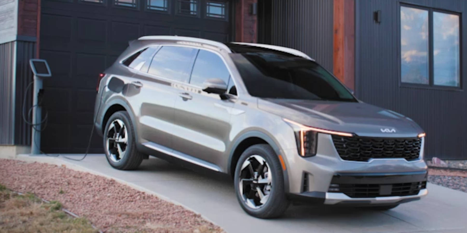 Kia Sorento Plug-in-Hybrid am Laden