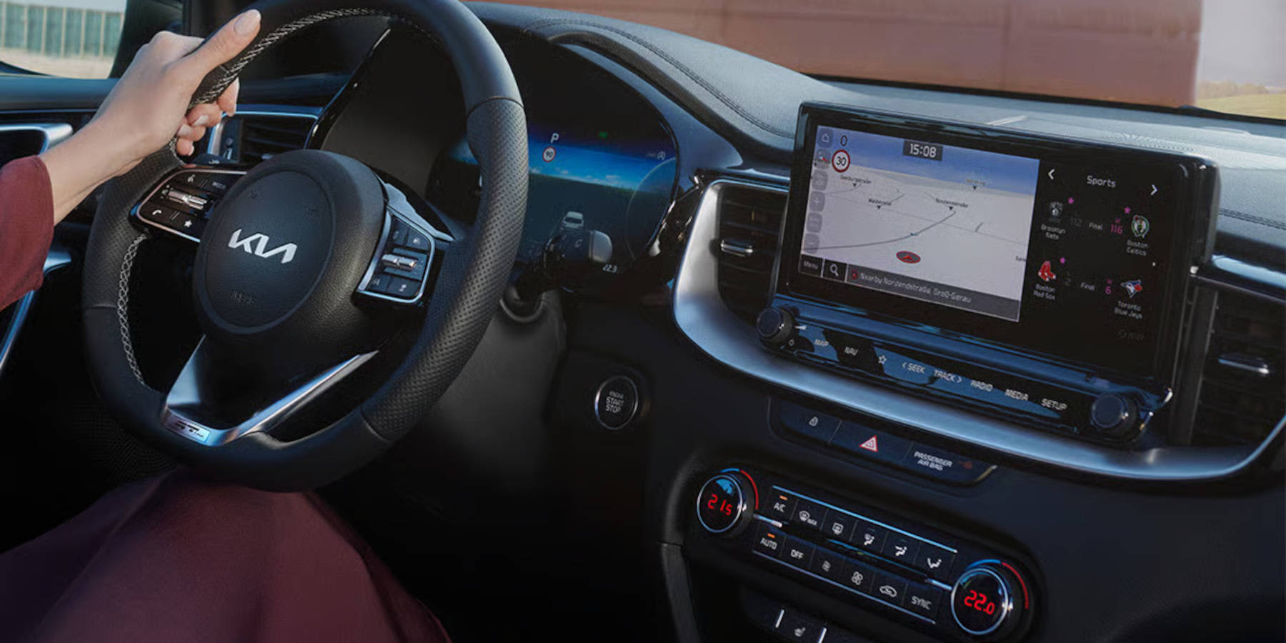 Kia XCeed Innenraum Übersicht Cockpit