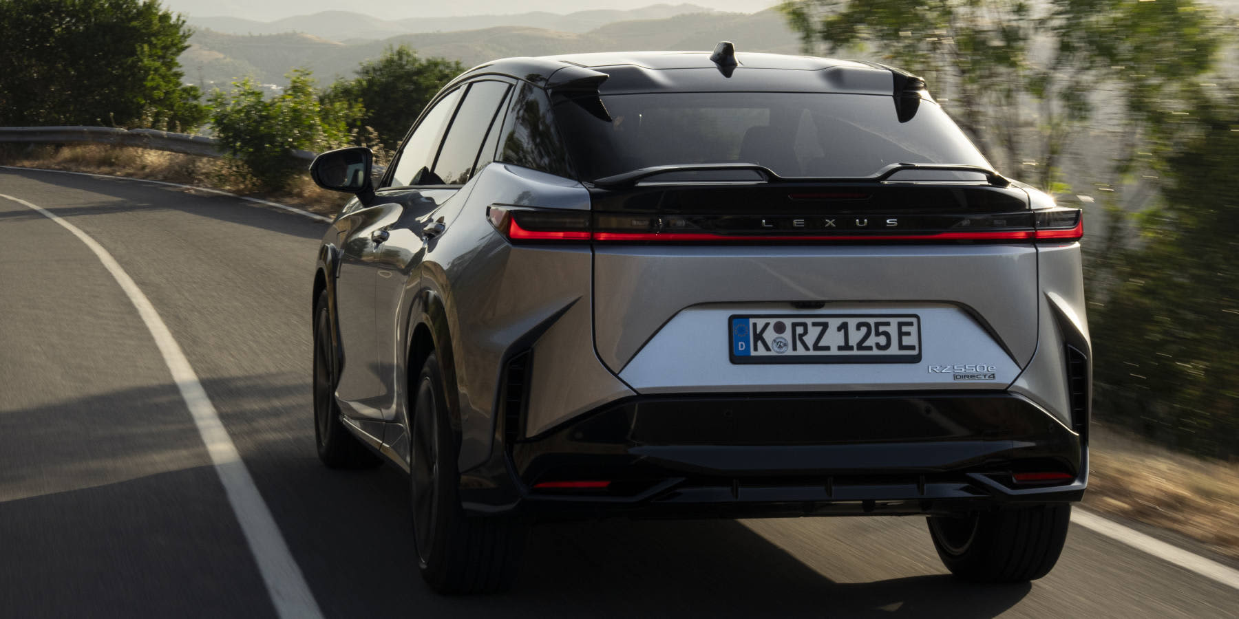Lexus RZ Heckansicht