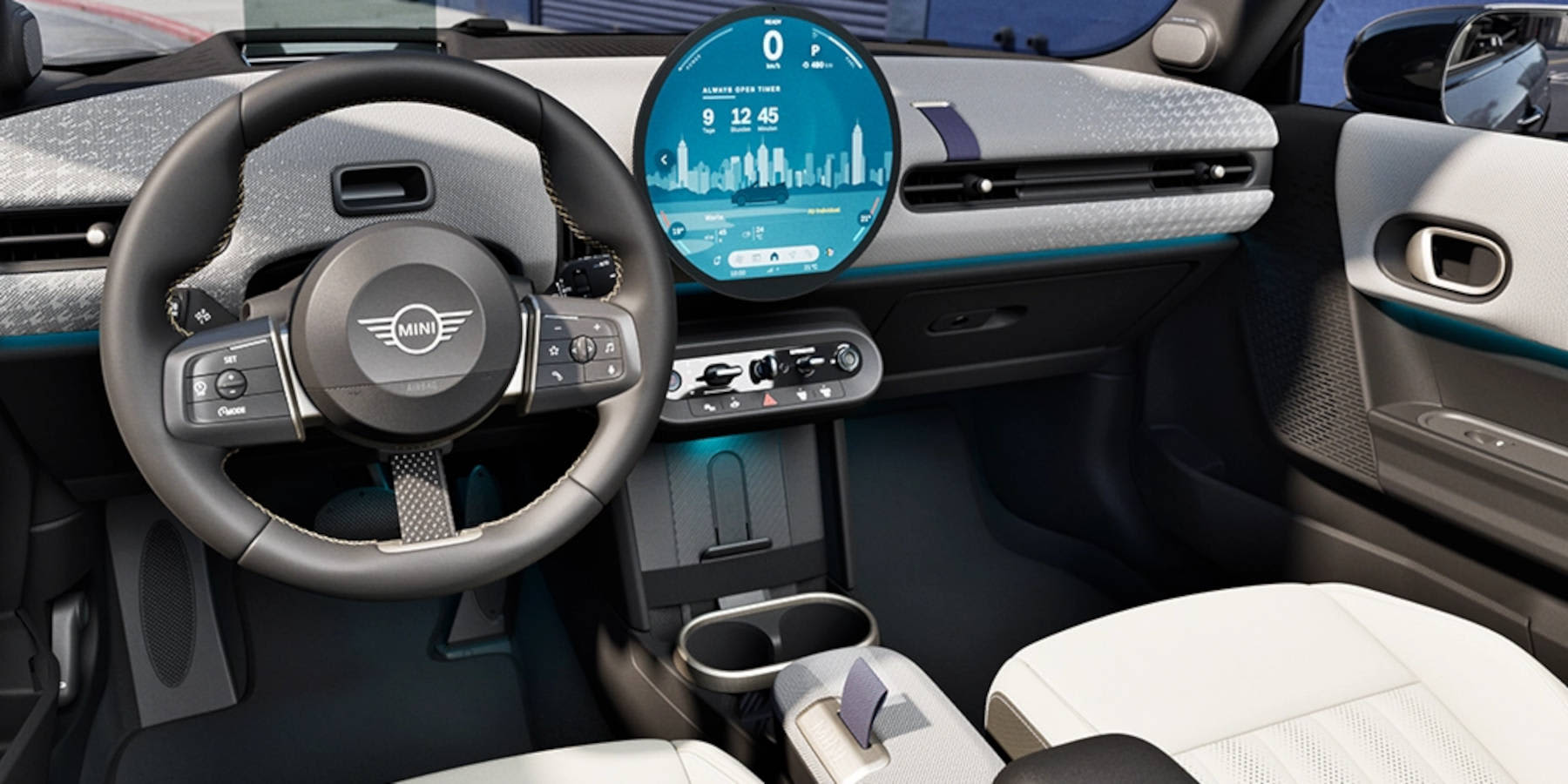 MINI Cooper Cabrio Innenraum Übersicht Cockpit