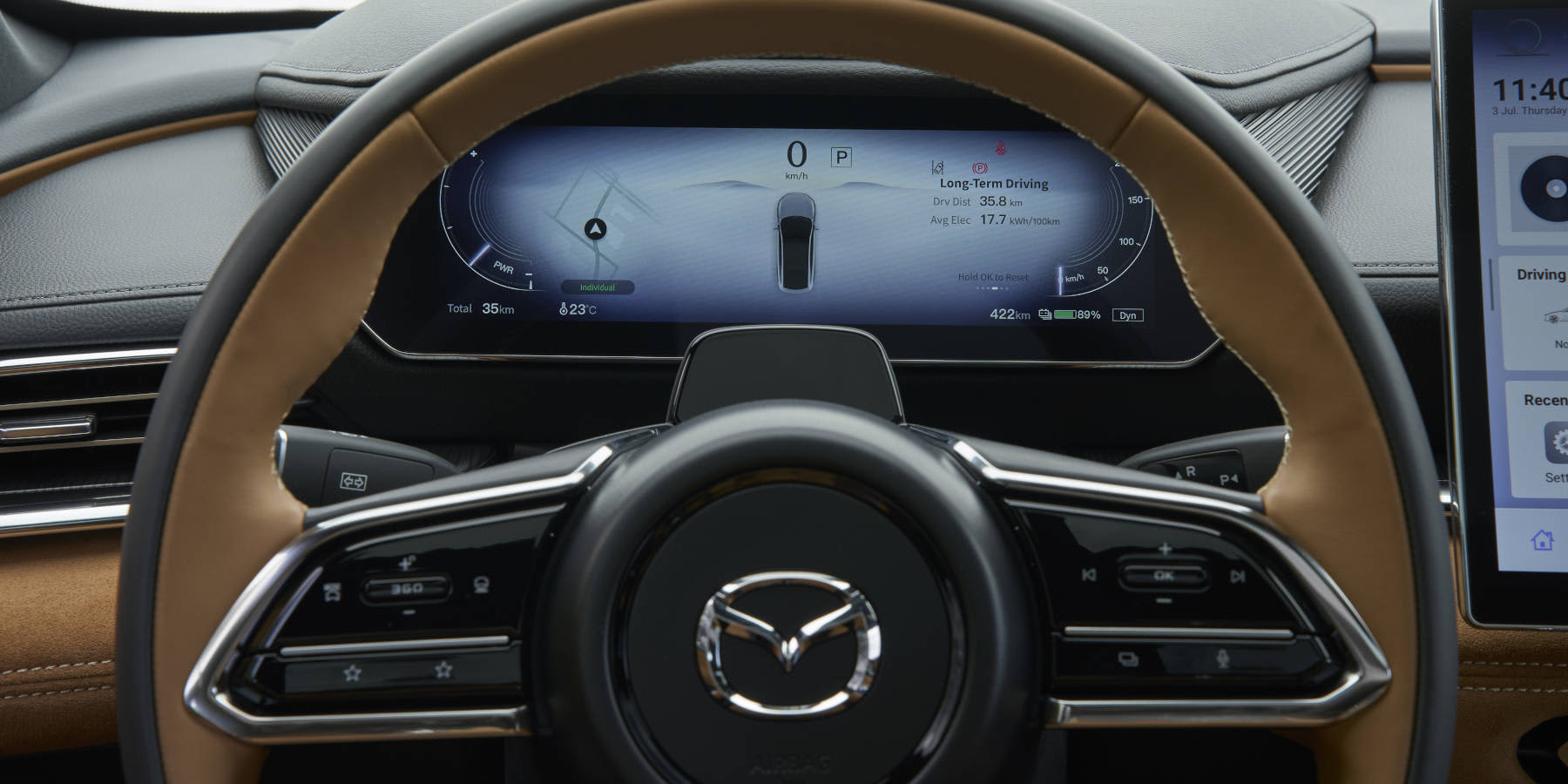 Mazda 6e Innenraum Lenkrad