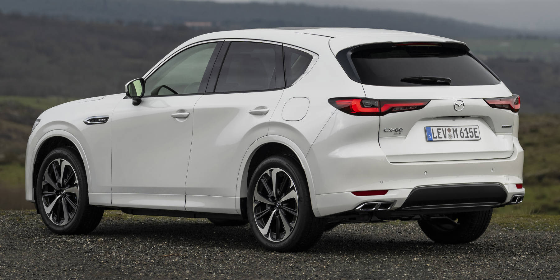 Mazda CX-60 Heckansicht seitlich
