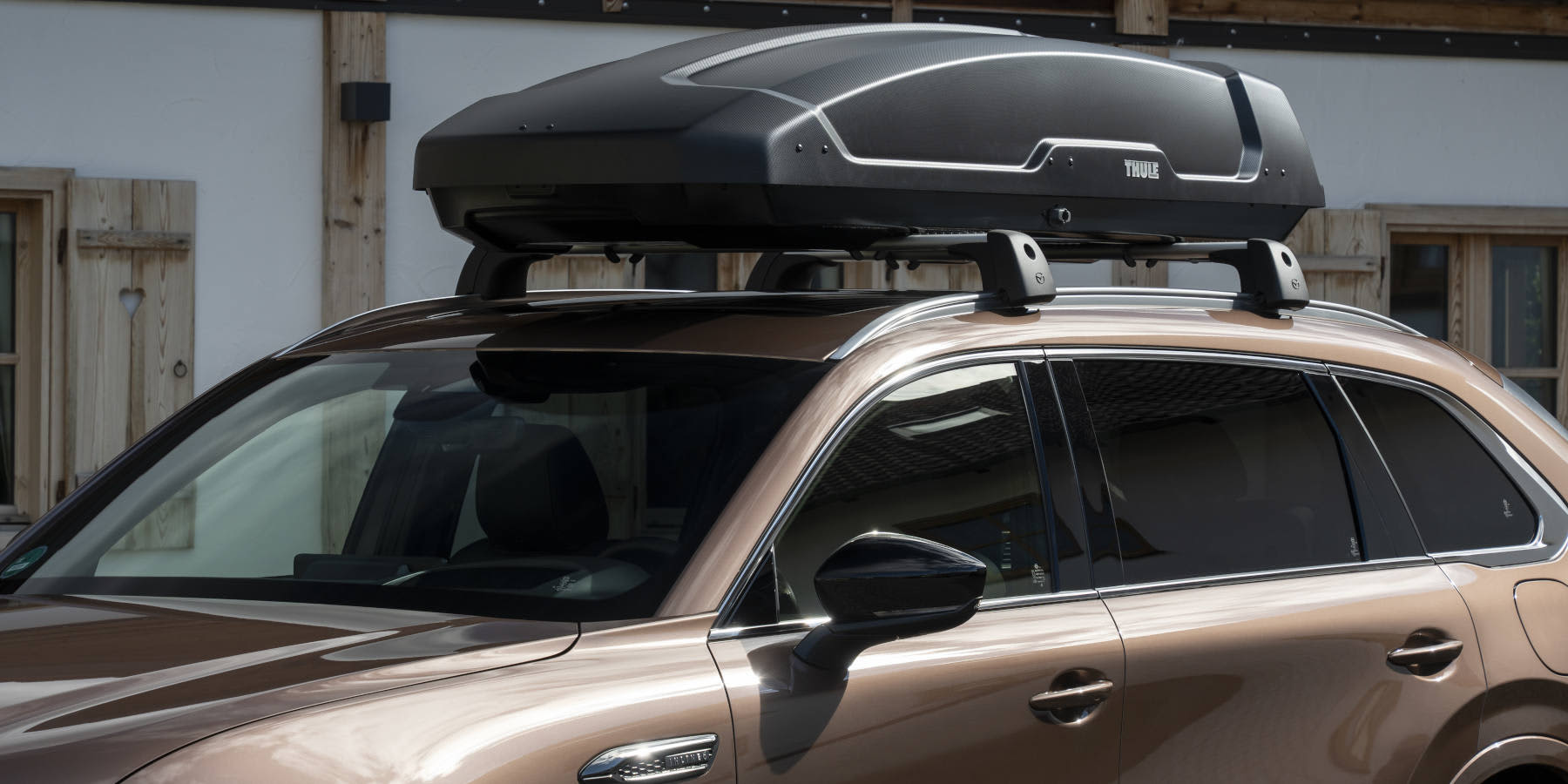 Mazda CX-80 mit Dachbox