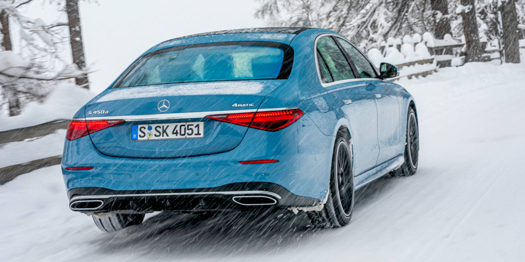 Mercedes S-Klasse Heckansicht