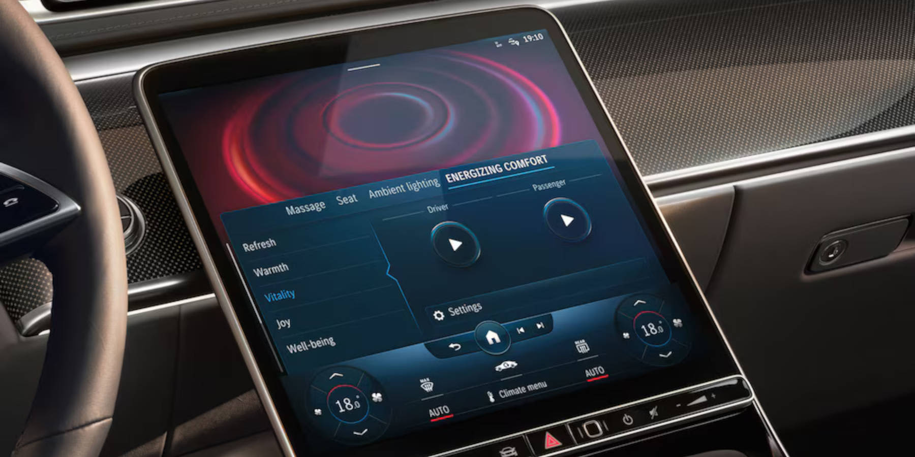 Mercedes S-Klasse Innenraum Infotainment