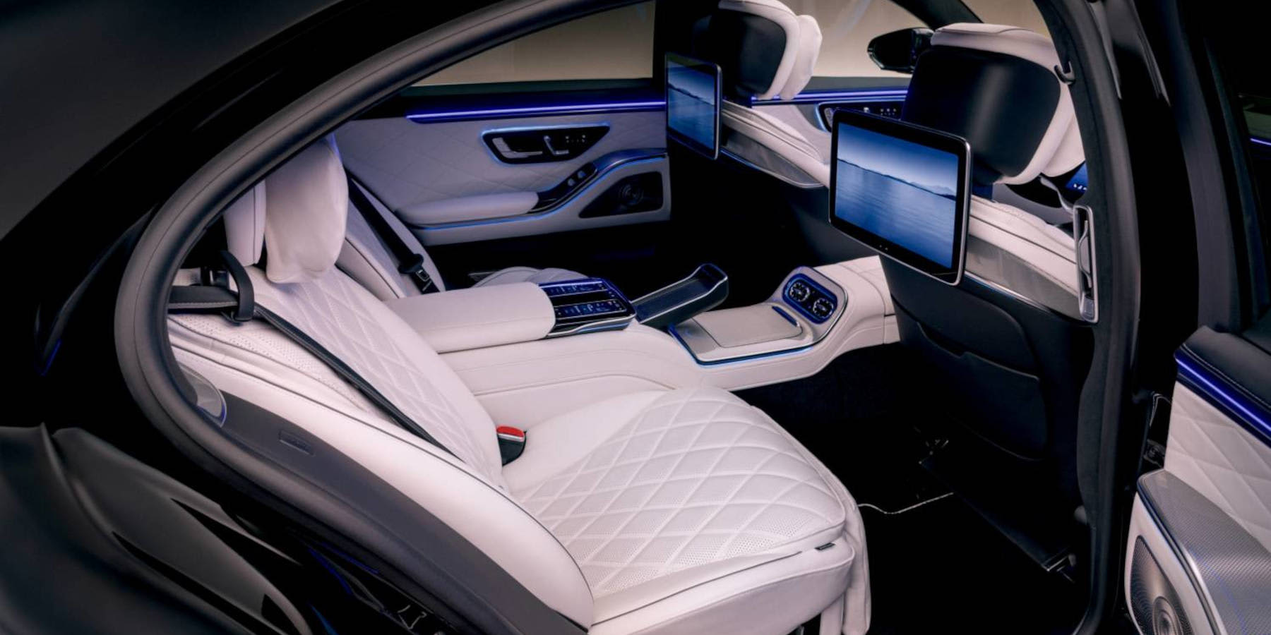 Mercedes S-Klasse Innenraum Rückbank