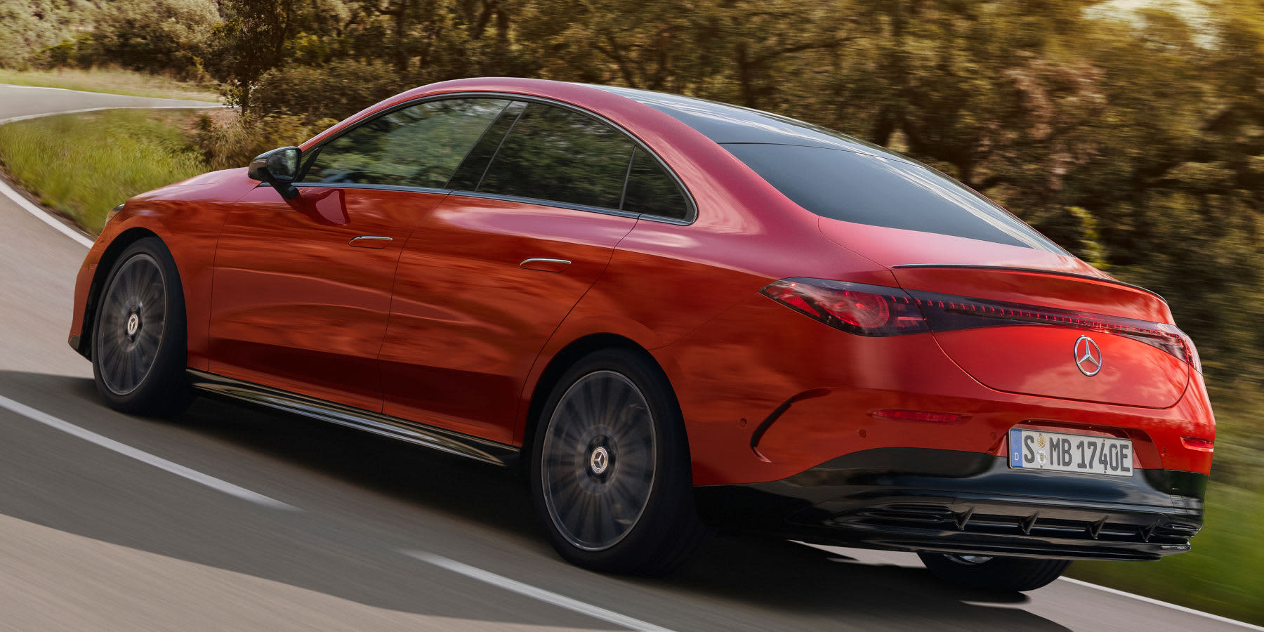 Mercedes CLA Heck seitlich