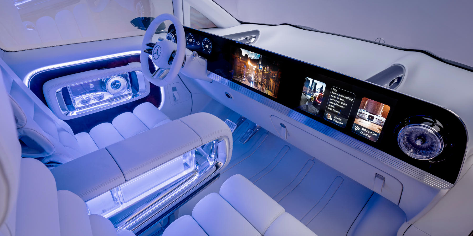 Mercedes-Benz Vision V Innenraum Cockpit