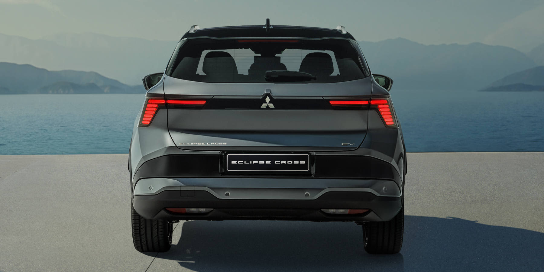 Mitsubishi Grandis Heckansicht Nahaufnahme