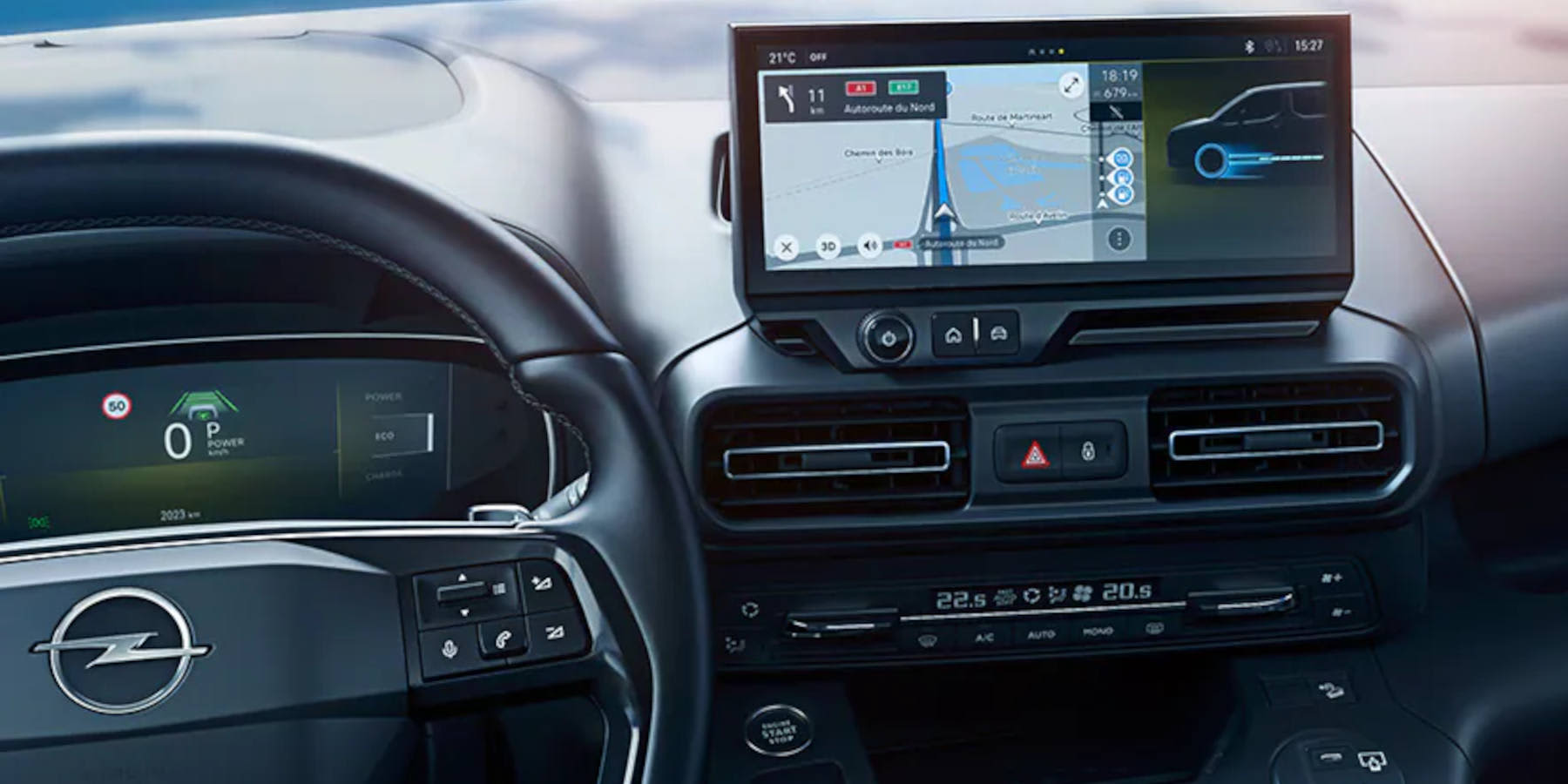 Opel Combo Electric Innenraum Infotainment