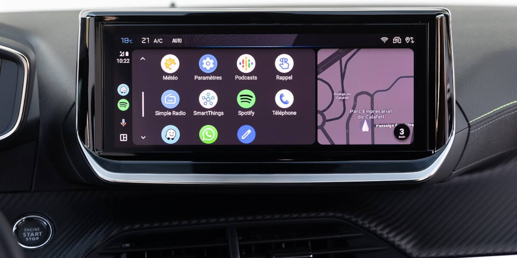 Peugeot e-208 Infotainment