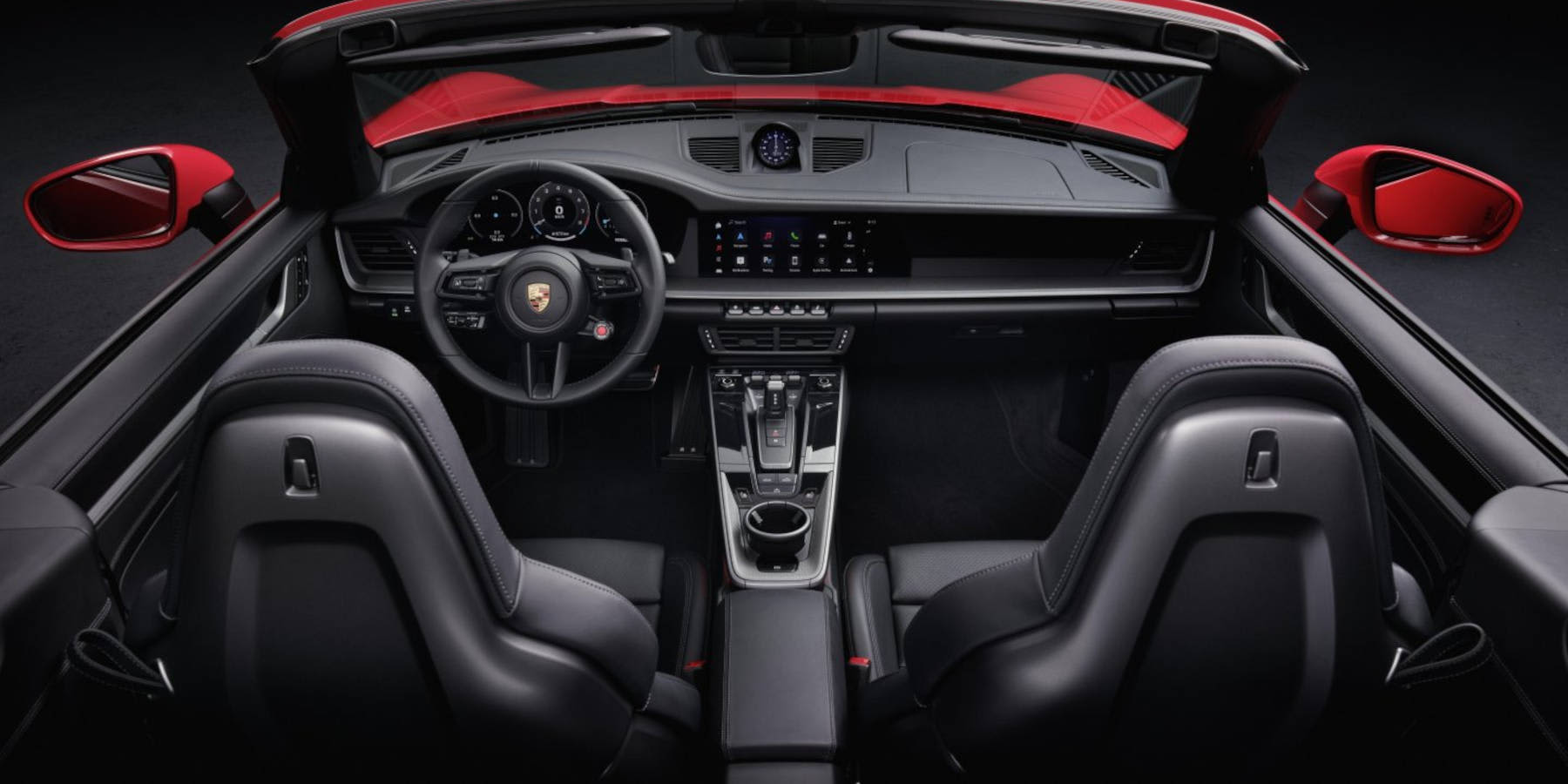 Porsche 911 Cabriolet Innenraum Übersicht Cockpit