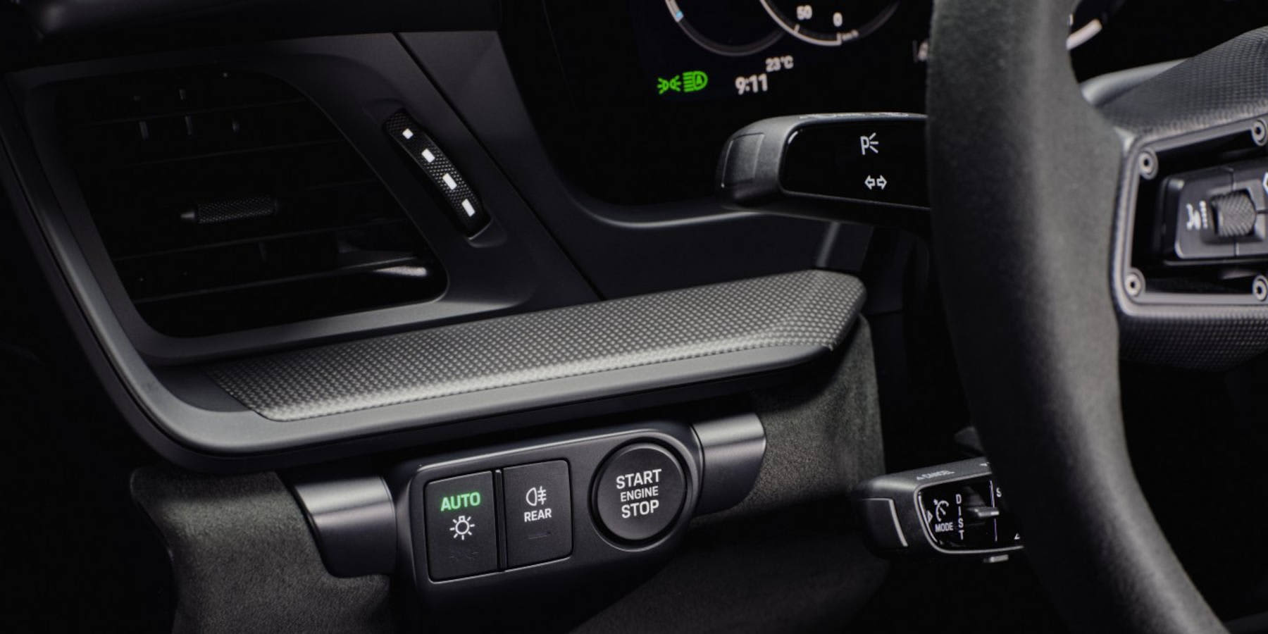 Porsche 911 Innenraum Funktionstasten