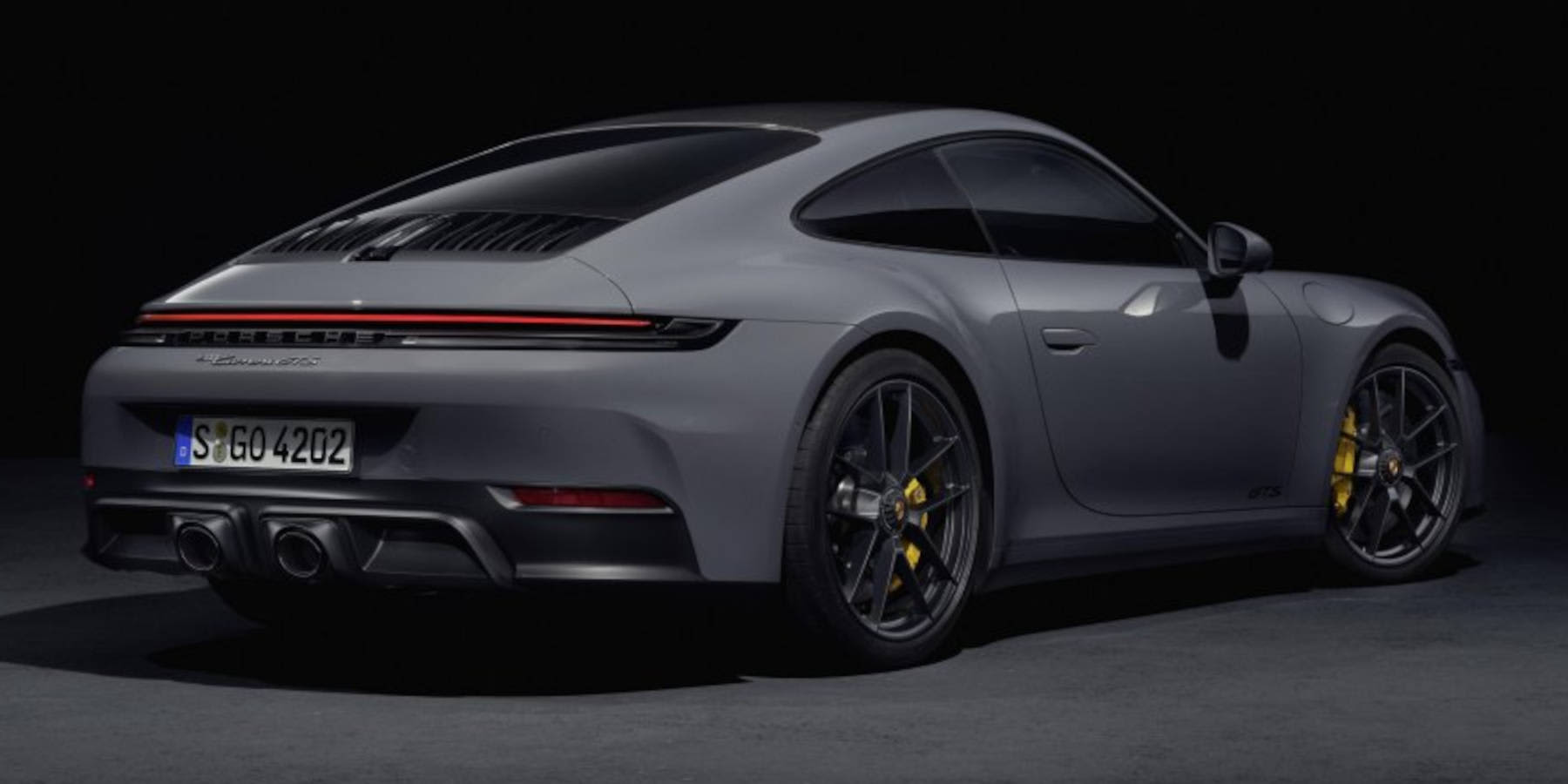 Porsche 911 Heckansicht seitlich