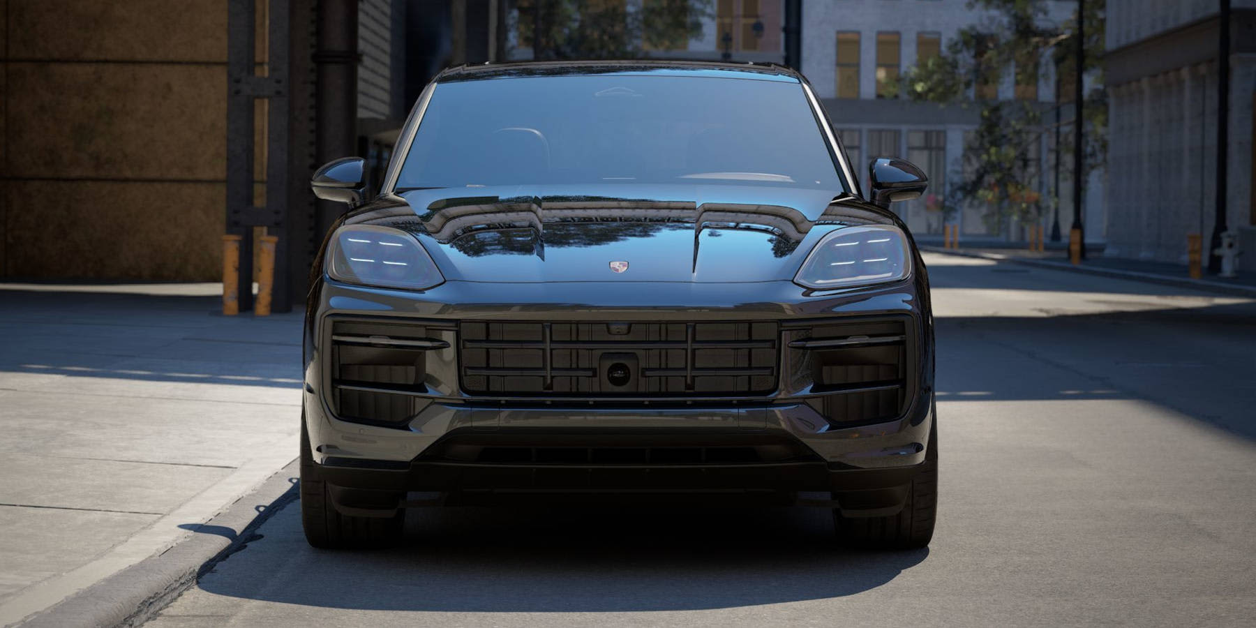 Porsche Cayenne Black Edition Front Totale