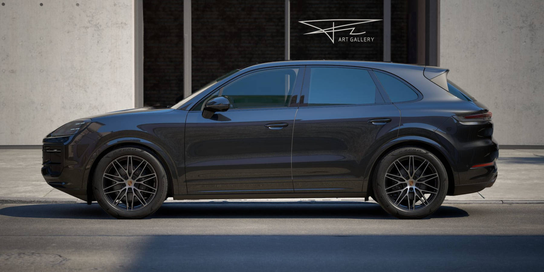 Porsche Cayenne Black Edition Seitenansicht