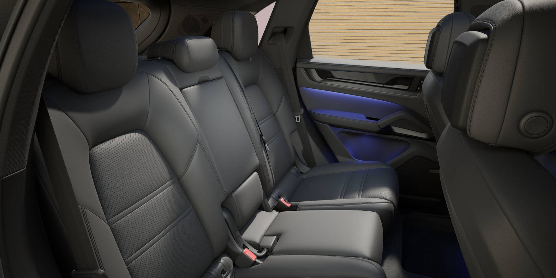 Porsche Cayenne Black Edition Innenraum Rücksitze